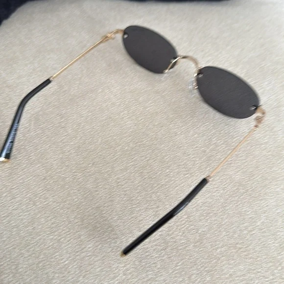 Miu Miu Black Oval Sunglasses - Picture 5 of 6